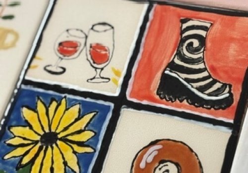 Creatieve tegeltjes workshop Heule of op locatie Hello Mojo Kortrijk