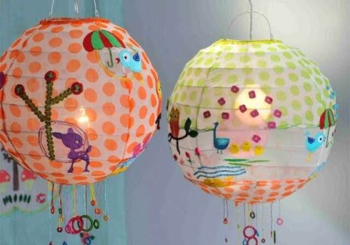 Super Originele Lampionnen Met Prachtig Creatief Werk Gemaakt Tijdens Workshop Hello Mojo In Kortrijk Met DIY Pakket Mogelijkheid