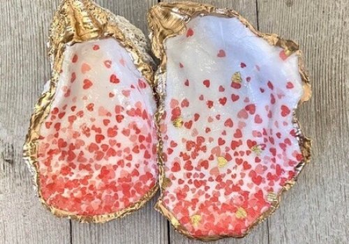 Workshop oesters beschilderen Hello Mojo creatieve workshop Kortrijk oesterschelpen decoreren