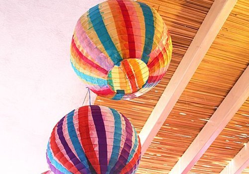 Prachtig Ingekleurde Lampionnen Gemaakt Door Deelnemers Tijdens Workshop Hello Mojo In Kortrijk Met DIY Pakket Mogelijkheid